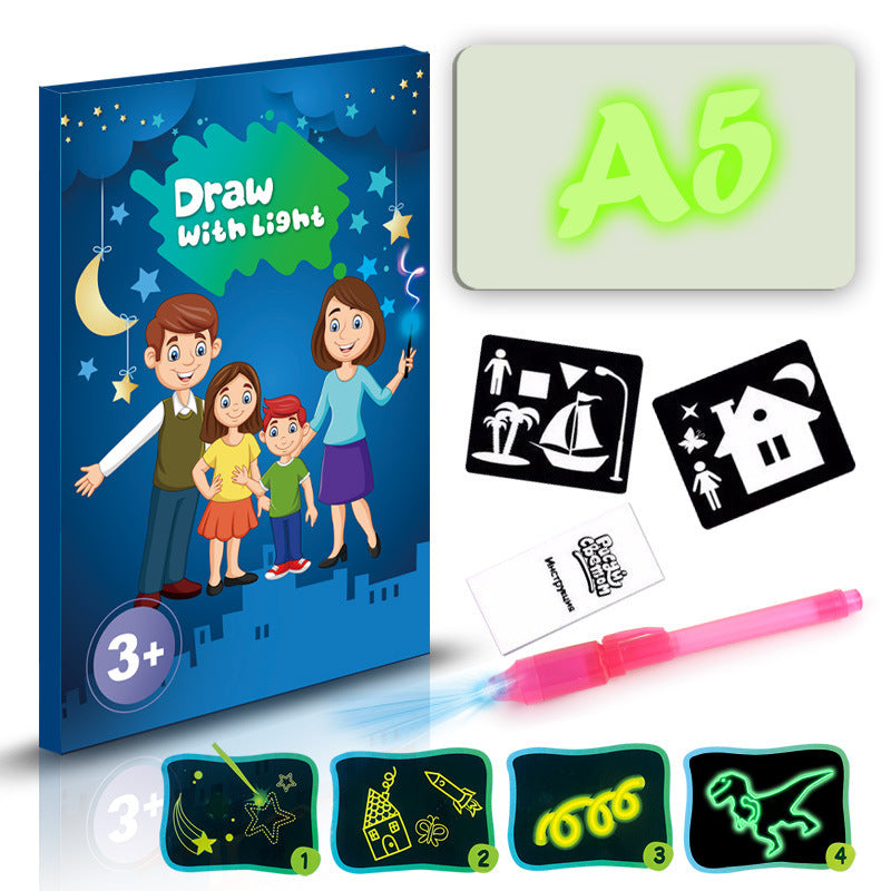 Glow Drawing Pad for Kids – Mess-Free Light Art
