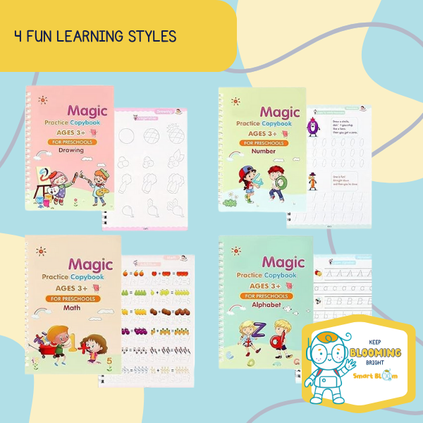 Magic Reusable Handwriting Practice Book