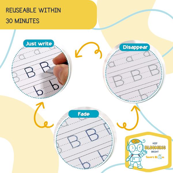 Magic Reusable Handwriting Practice Book