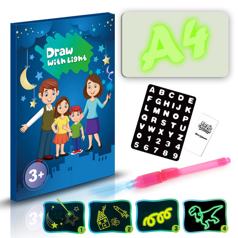 Glow Drawing Pad for Kids – Mess-Free Light Art