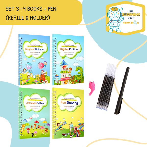 Magic Reusable Handwriting Practice Book