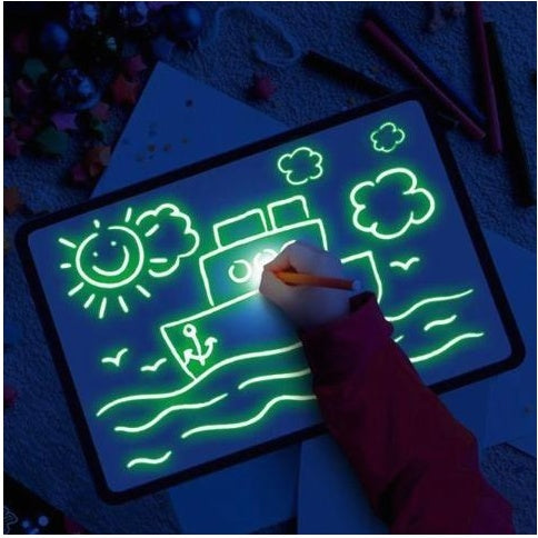 Glow Drawing Pad for Kids – Mess-Free Light Art