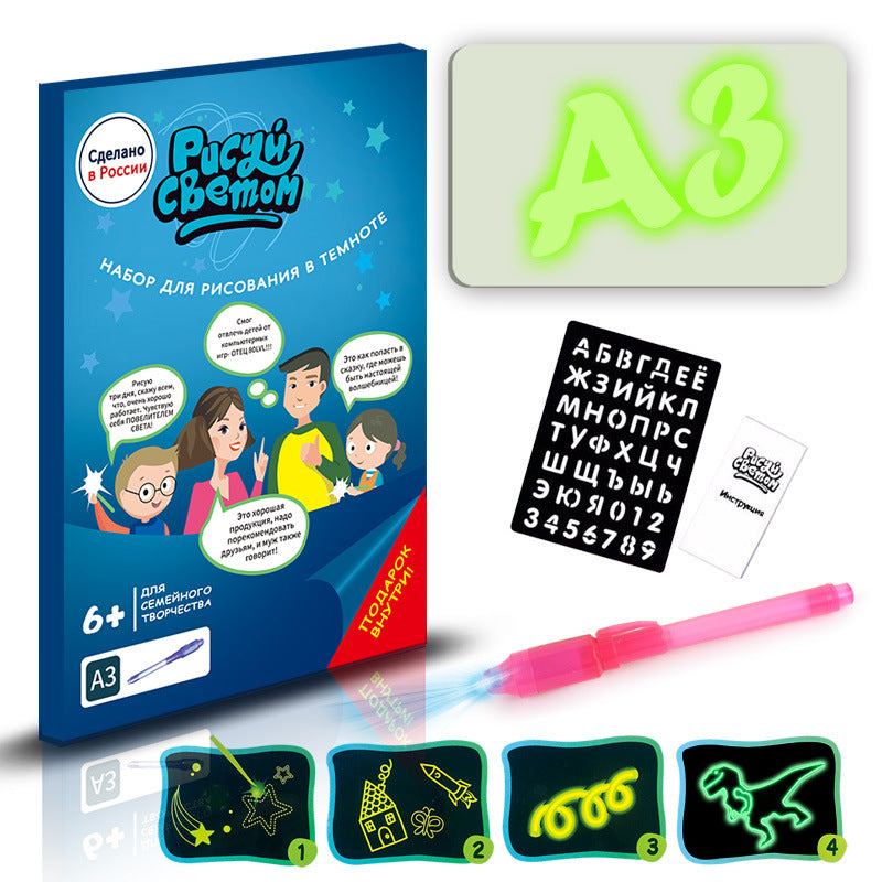 Glow Drawing Pad for Kids – Mess-Free Light Art