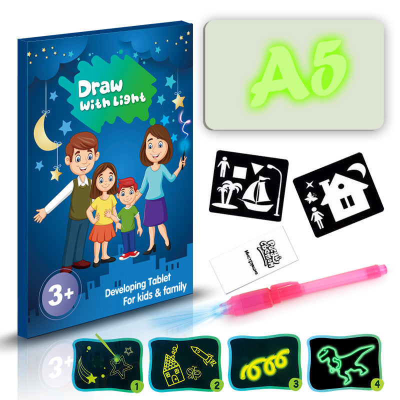 Glow Drawing Pad for Kids – Mess-Free Light Art