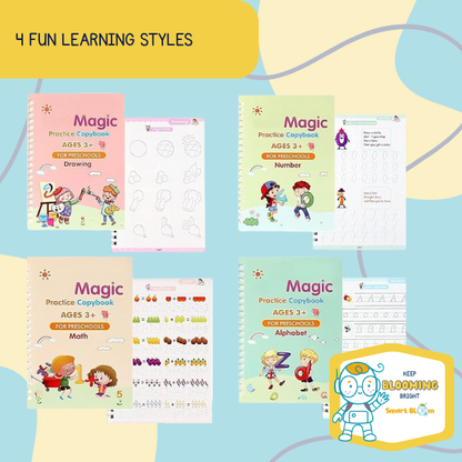 Magic Reusable Handwriting Practice Book
