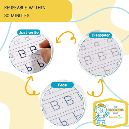 Magic Reusable Handwriting Practice Book