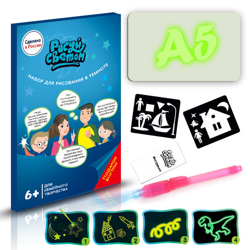 Glow Drawing Pad for Kids – Mess-Free Light Art