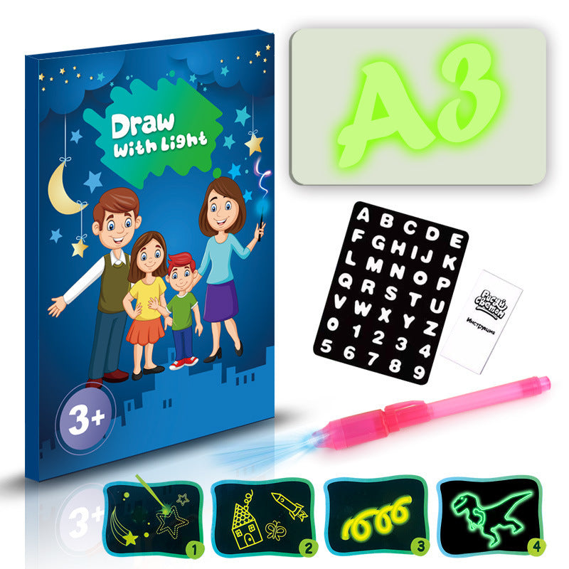 Glow Drawing Pad for Kids – Mess-Free Light Art