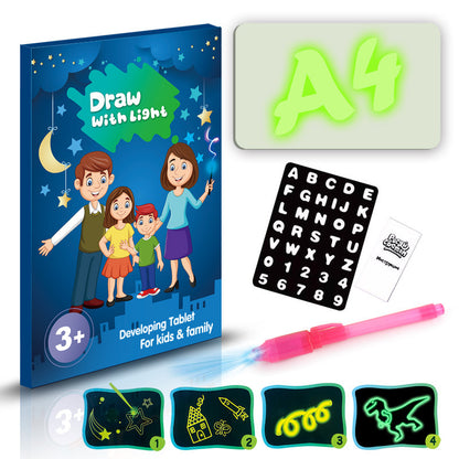 Glow Drawing Pad for Kids – Mess-Free Light Art